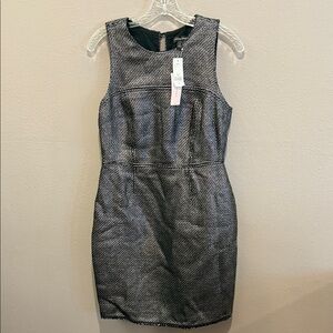 Banana Republic Black and Gray Mini Dress
